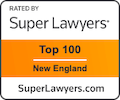 Super Lawyers top 100 Badge